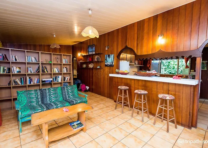 Pension Te Miti - Plage-Beach 200M - Mahana Parc & Vaiava Beach Pk18 - B&B Chambres Ou Dortoir